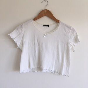 brandy melville babydoll tee